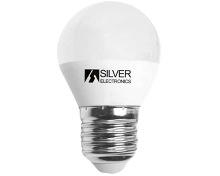 Bombilla led silver electronic esferica decorativa