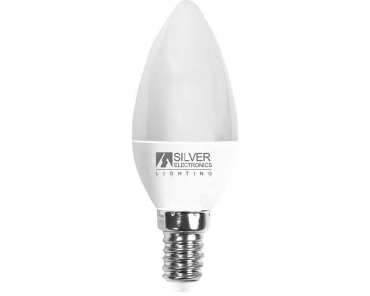 Bombilla led silver electronic vela decorativa