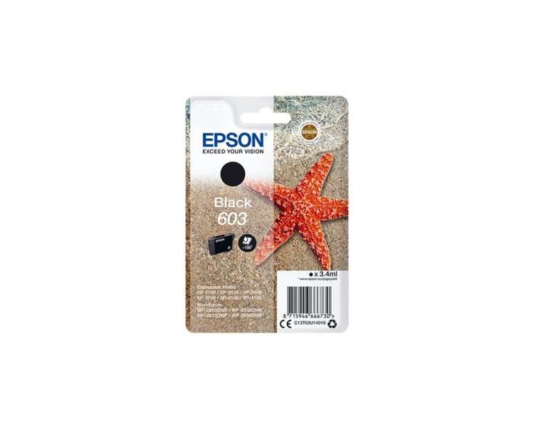 Cartucho tinta epson c13t03u14010 singlepack negro