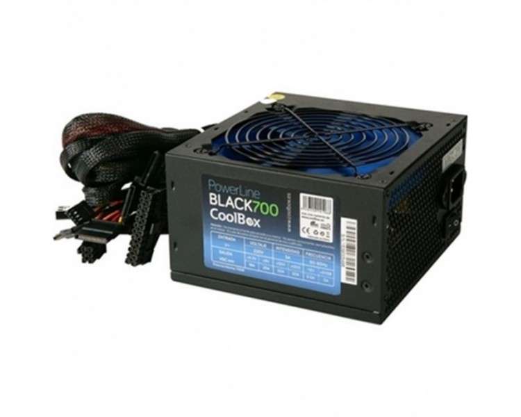 Fuente alimentacion coolbox powerline black - 700 700w