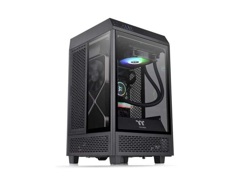 Torre m - itx thermaltake tower 100 negra