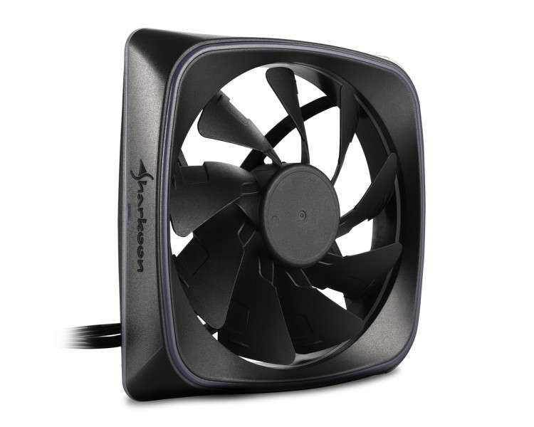 Ventilador caja sharkoon shark lights fan