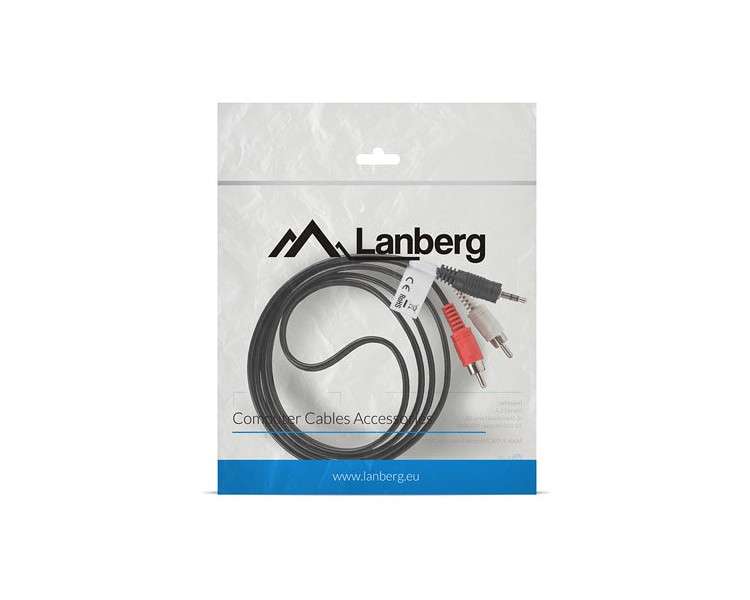 Cable estereo lanberg mini jack 3.5mm