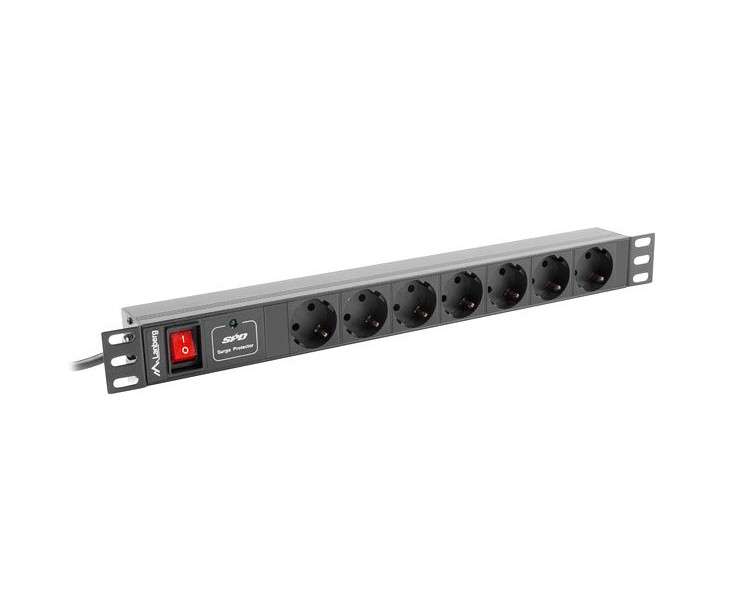 Regleta lanberg 1u 16a rack 19