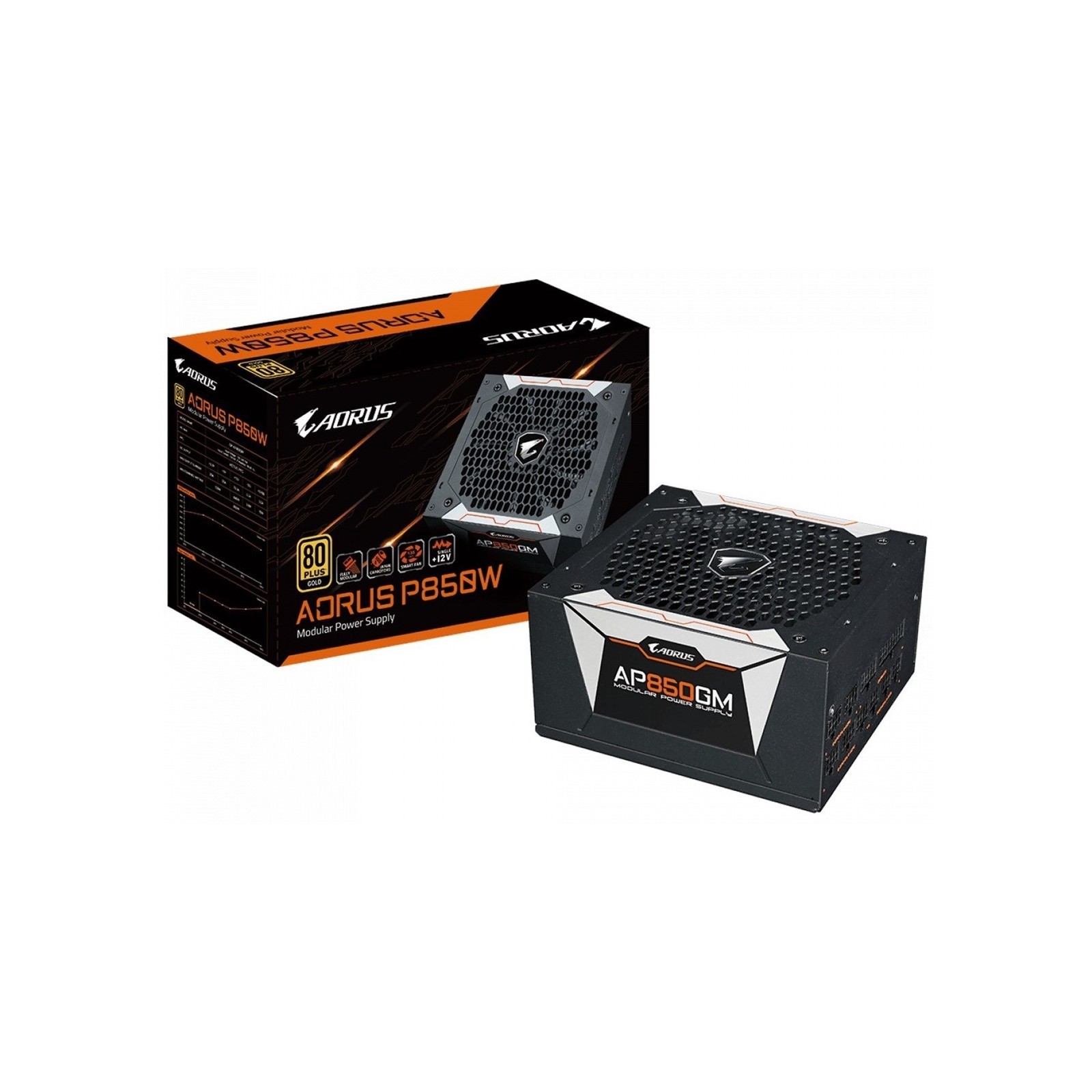 Fuente atx 850w gigabyte aorus 80