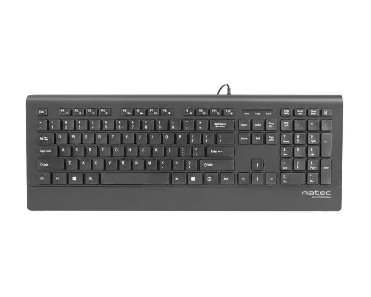 Teclado natec barracuda slim layout espanol