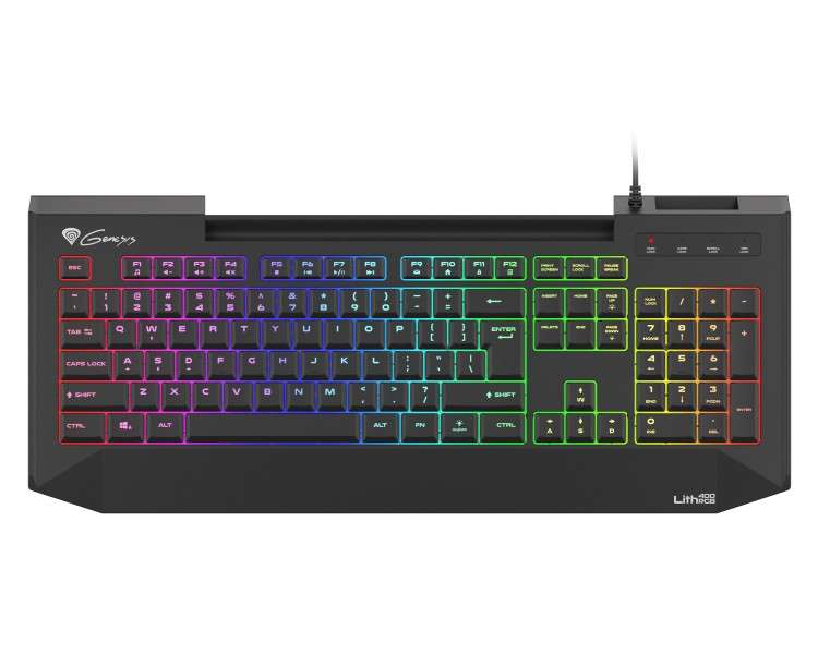 Teclado gaming genesis lith 400 rgb