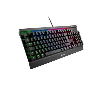 Teclado gaming sharkoon sgk3 mecanico rgb