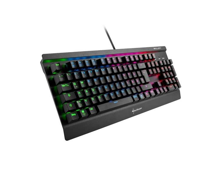 Teclado gaming sharkoon sgk3 mecanico rgb