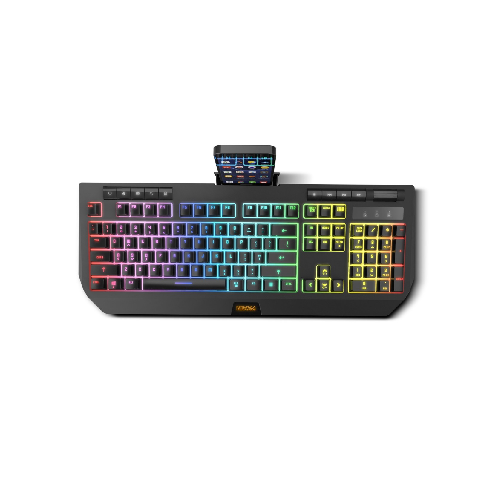 Teclado gaming krom kuma rgb semi