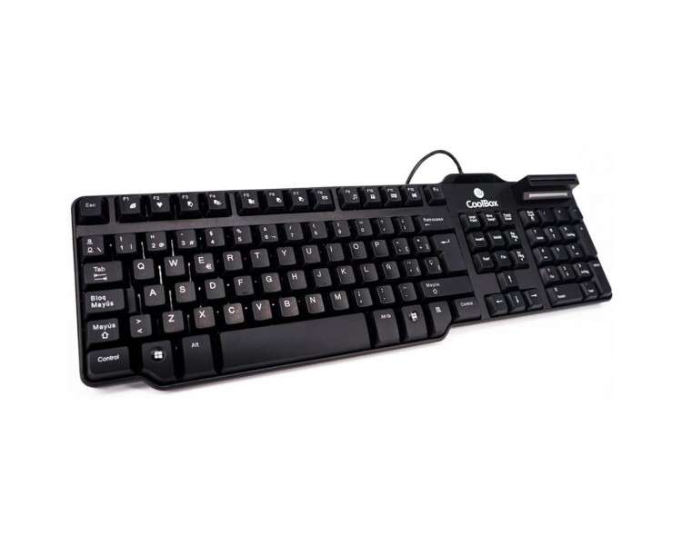 Teclado coolbox con lector dniie