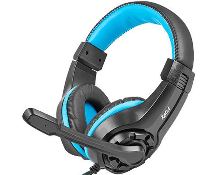 Auriculares gaming fury wildcat negro azul