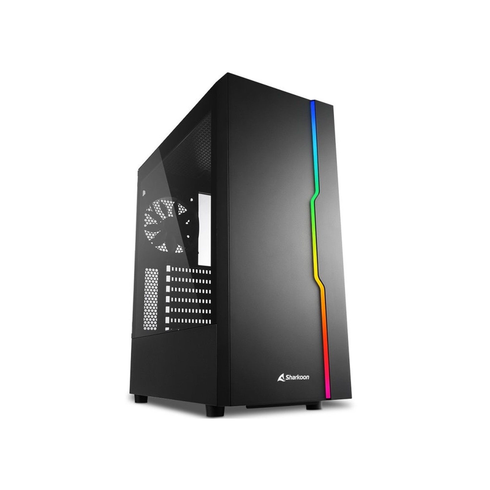 Caja sharkoon rgb slider atx 2xusb30