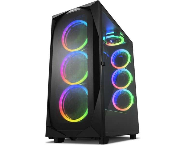 Caja atx sharkoon rev300 2xusb30 rgb