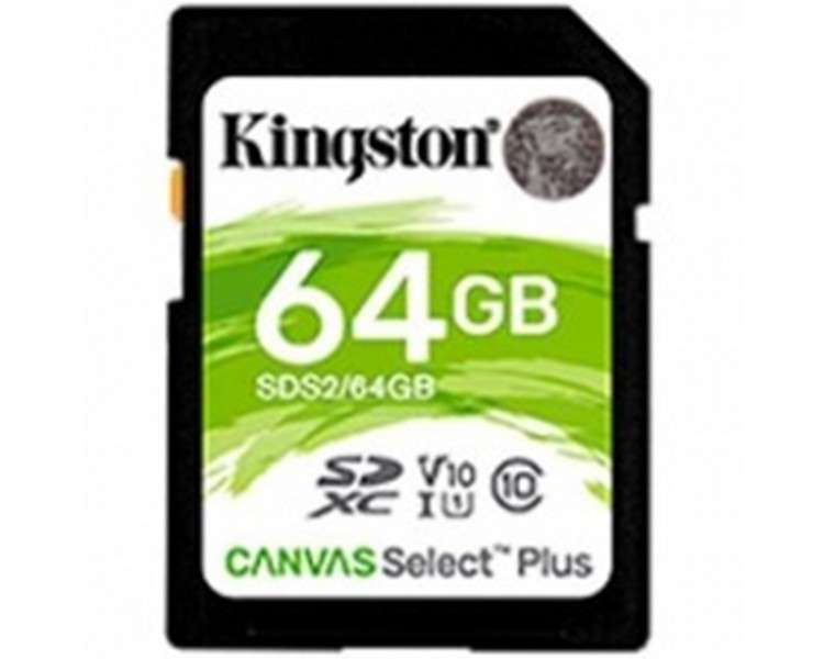 Memoria sdxc 64gb kingston canvas select