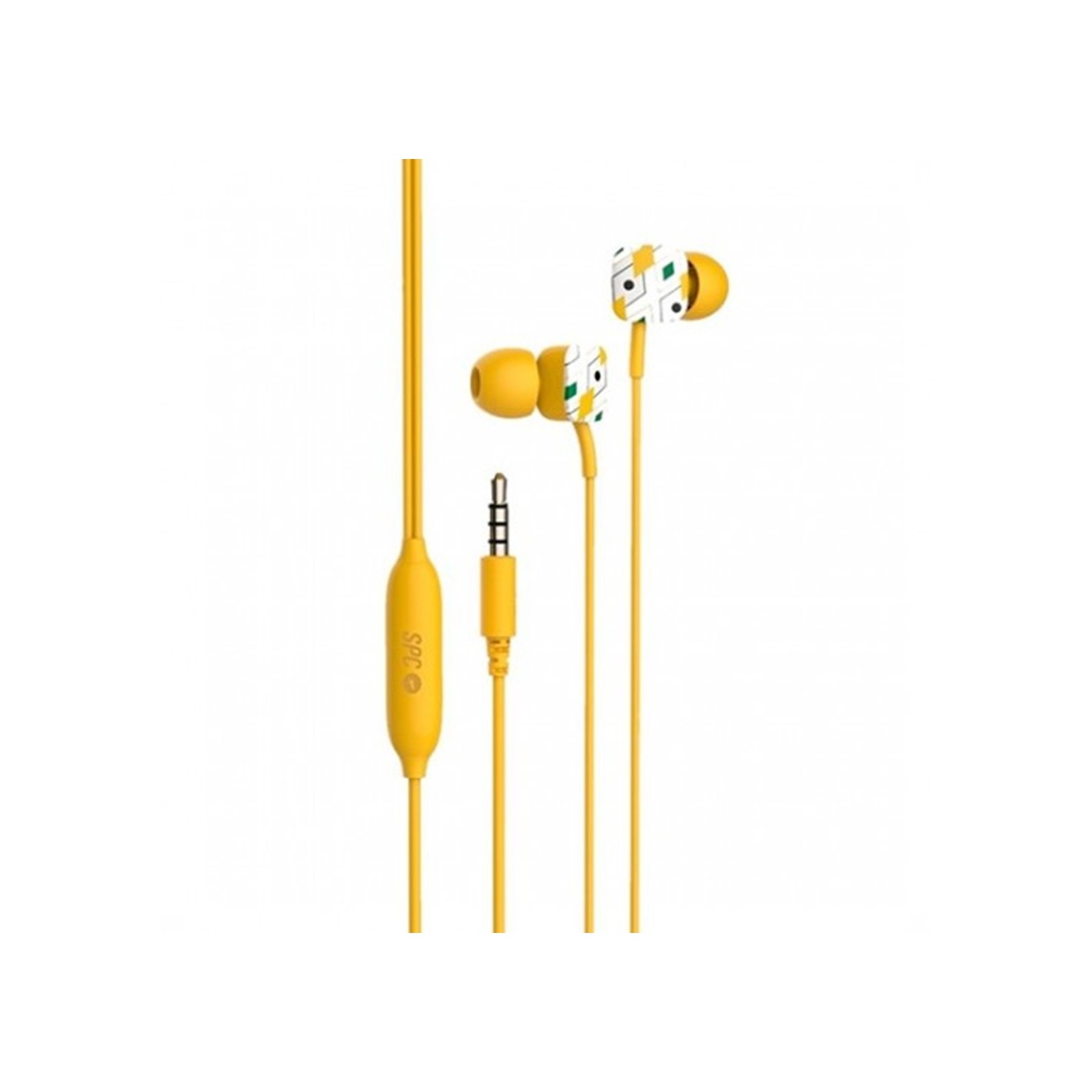 Auriculares micro spc hype amarillo conector