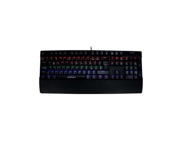 Teclado gaming keep out f115 retroiluminado