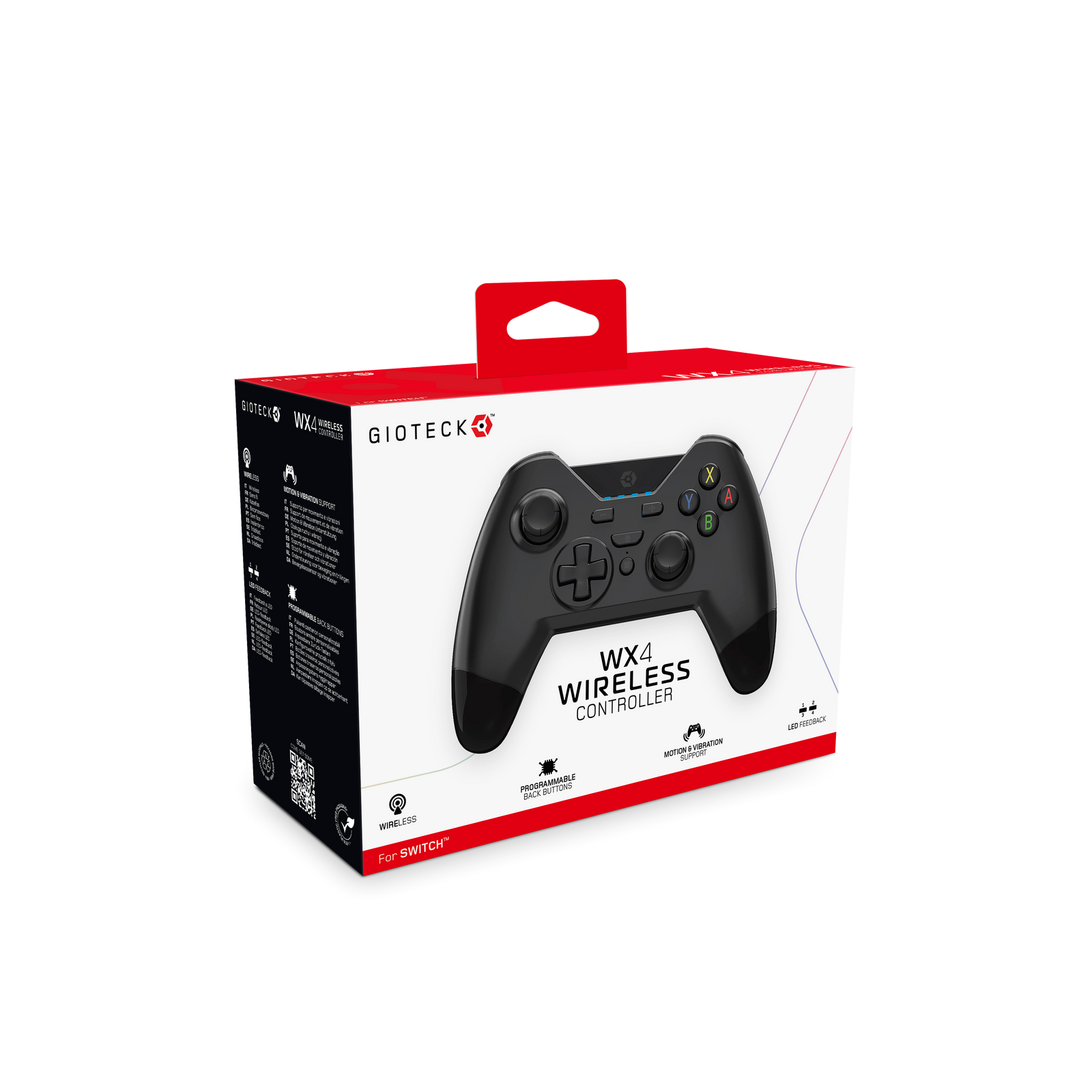 GIOTECK WX-4 WIRELESS BT CONTROLLER (BLACK)(NSW)