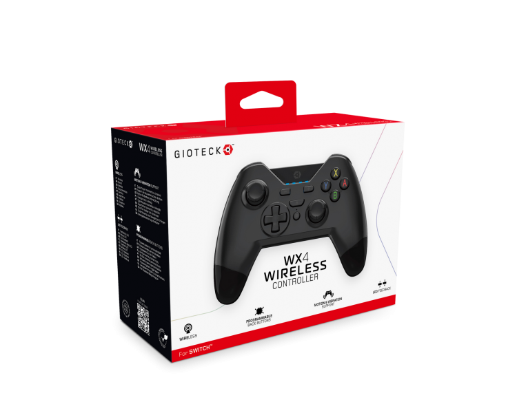 GIOTECK WX-4 WIRELESS BT CONTROLLER (BLACK)(NSW)