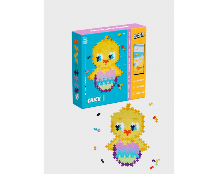 Plus-Plus - Puzzle By Number Chick 250pcs (3964)