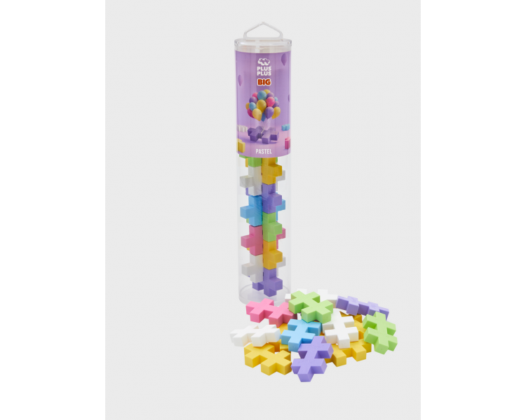 Plus-Plus - BIG Pastel / 15pcs Tube (3225)