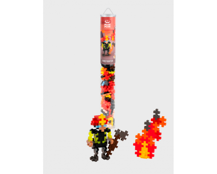 Plus-Plus - Firefighter / 100 pcs Tube (4294)