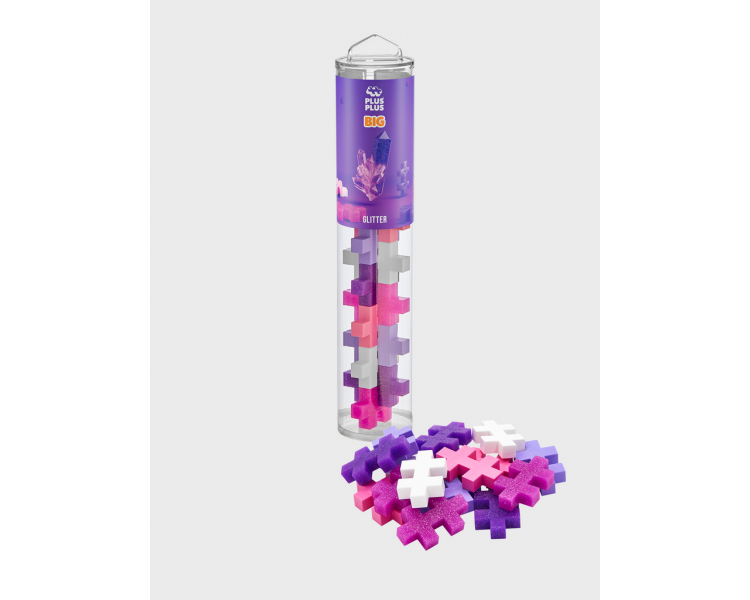 Plus-Plus - BIG Glitter Mix / 15pcs Tube (3432)