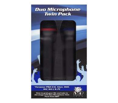 Universal Duets Twin USB Microphone Pack (PS4/Xbox One/Xbox 360/PS3/PC DVD)