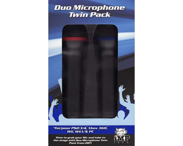 Universal Duets Twin USB Microphone Pack (PS4/Xbox One/Xbox 360/PS3/PC DVD)