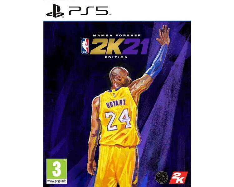 NBA 2K21 (Legend Edition) Mamba Forever, Juego para Consola Sony PlayStation 5 PS5