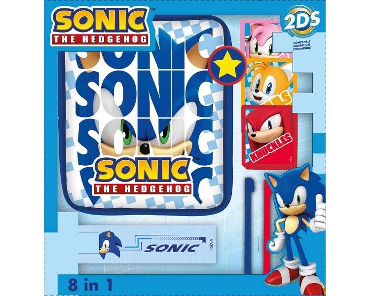 INDECA KIT 8 COMPONENTES SONIC THE HEDGEHOG