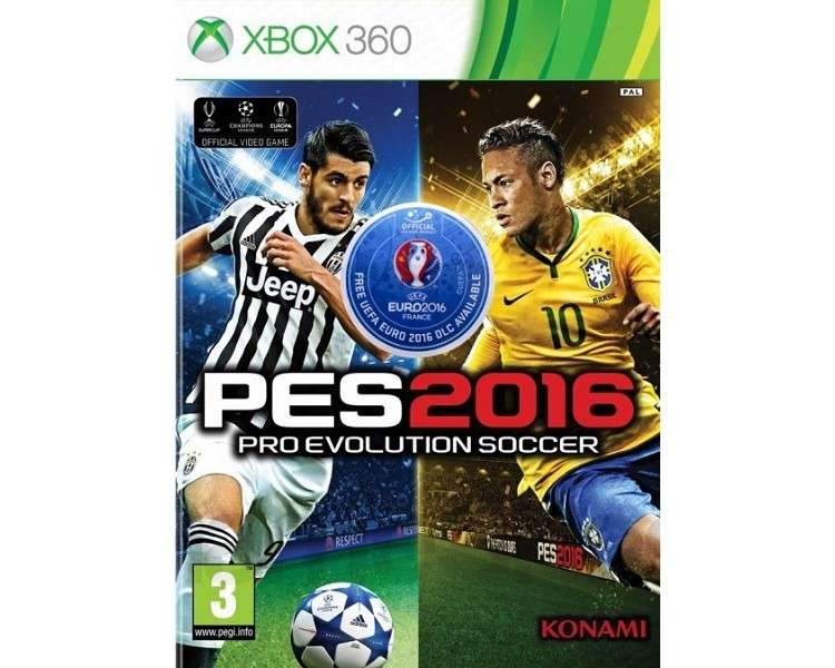 PES 2016 (INCLUYE DLC EURO 2016)