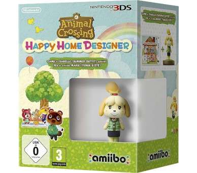 ANIMAL CROSSING HAPPY HOME DESIGNER + AMiiBO ISABELLE EDICIÓN VERANO