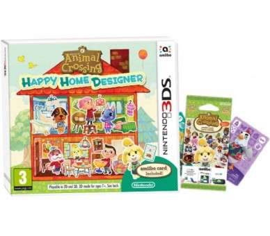 ANIMAL CROSSING: HAPPY HOME DESIGNER + 1 TARJETA AMiiBO