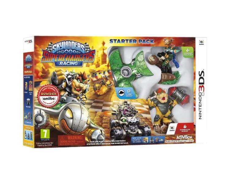 SKYLANDERS SUPERCHARGERS RACING STARTER PACK (INCLUYE FIGURA BOWSER COMPATIBLE CON AMiiBO)