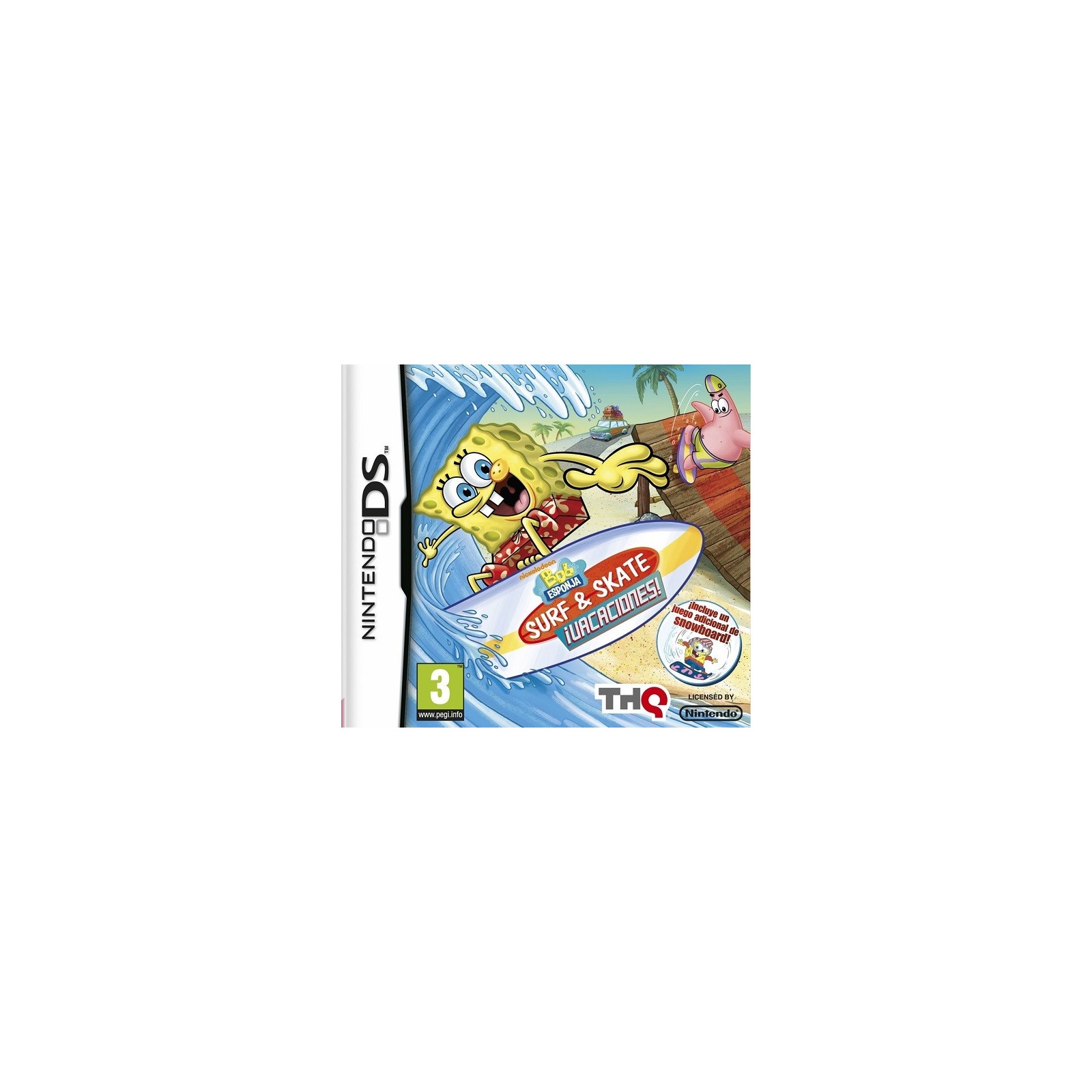 BOB ESPONJA SURF & SKATE ¡VACACIONES! (3DSXL/3DS/2DS)