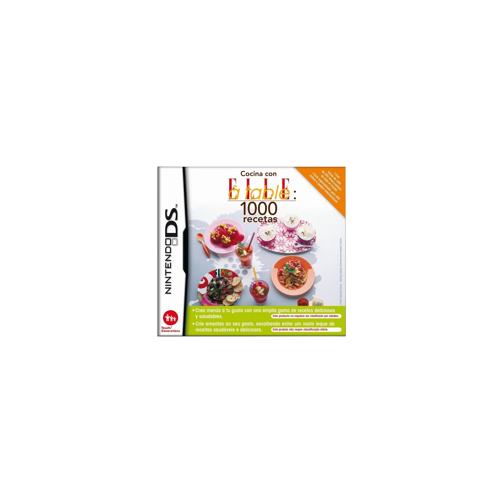 COCINA CON ELLE A TABLE:1000 RECETAS (3DSXL/3DS/2DS)