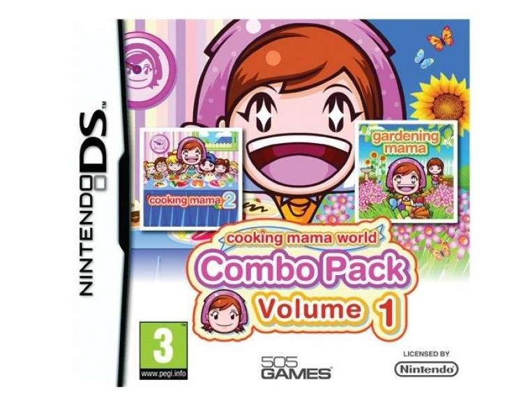 COOKING MAMA COMBOPACK VOL.1 (COOKING MAMA 2 + GARDENING MAMA) INGLES (3DSXL/3DS/2DS)