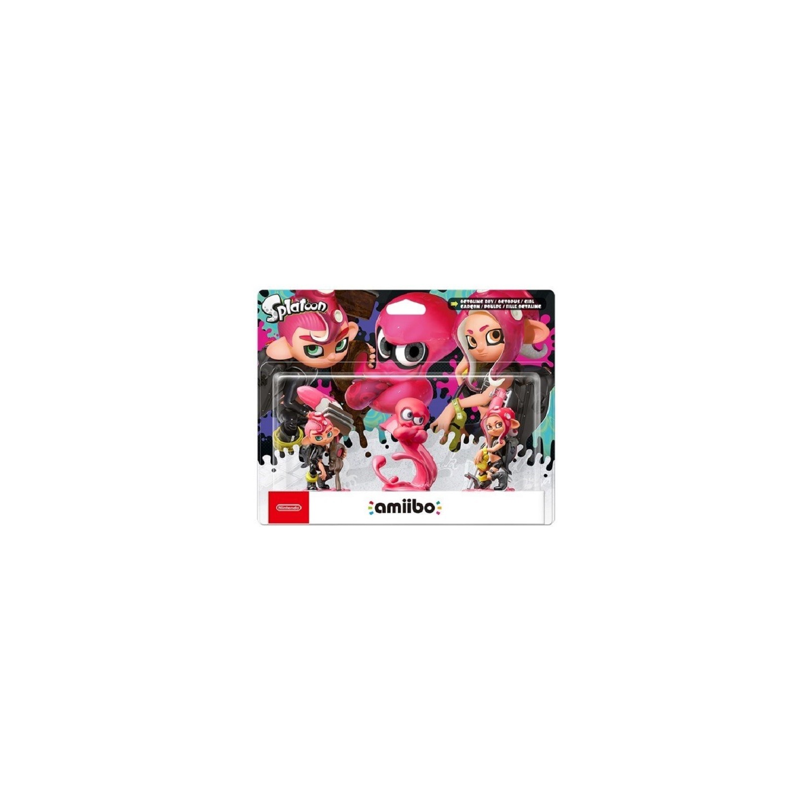 AMiiBO SPLATOON: OCTOLING CHICO, CHICA, PULPO (PACK 3 FIGURAS) (IMP)