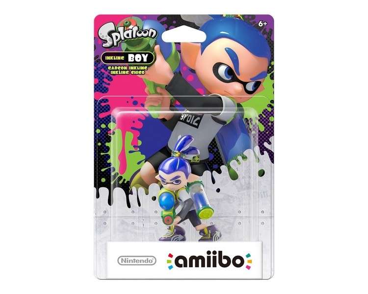 AMiiBO SPLATOON: INKLING BOY AZUL (IMP)