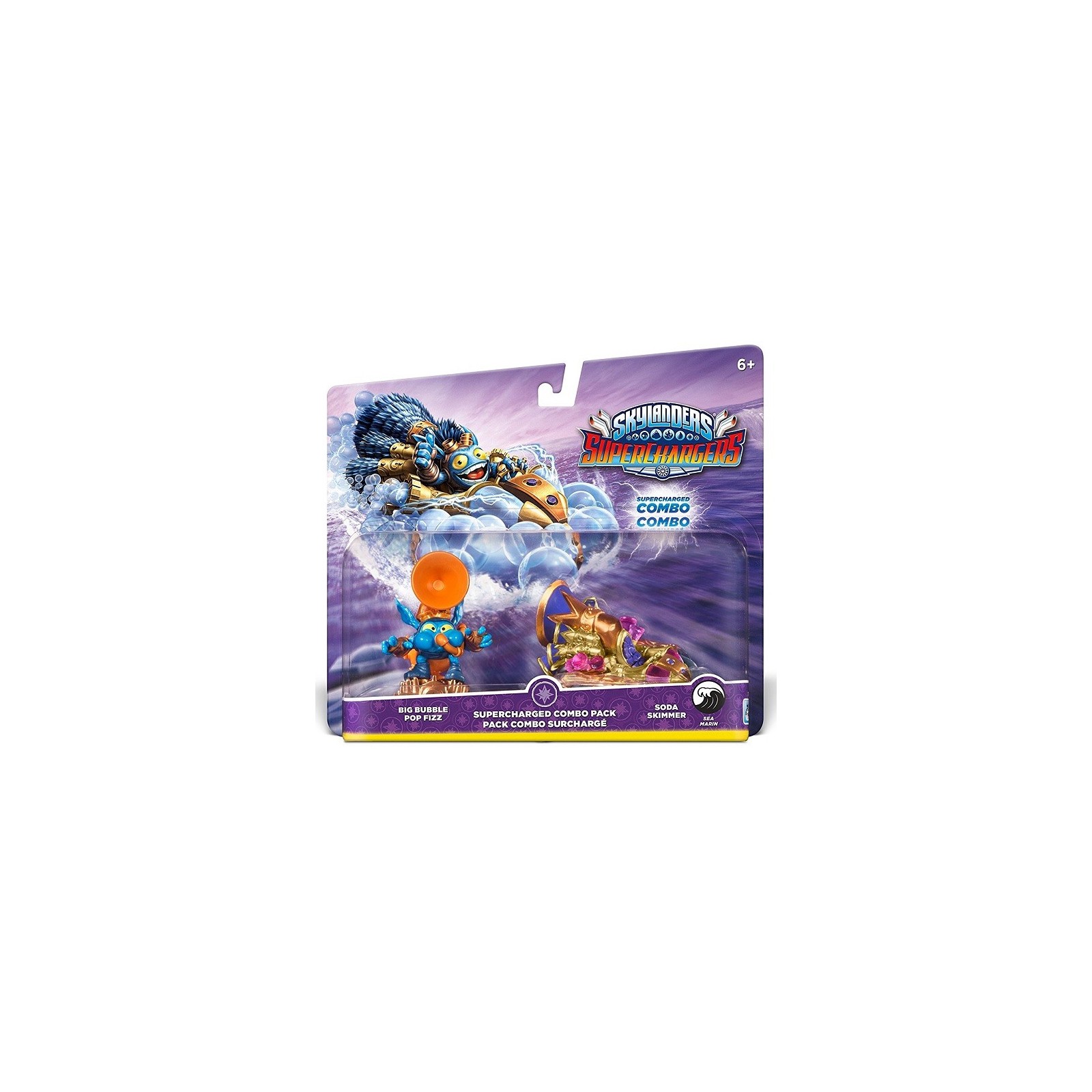 SKYLANDERS SUPERCHARGERS DUAL PACK BIG BUBBLE POP FIZZ & SODA SKIMMER