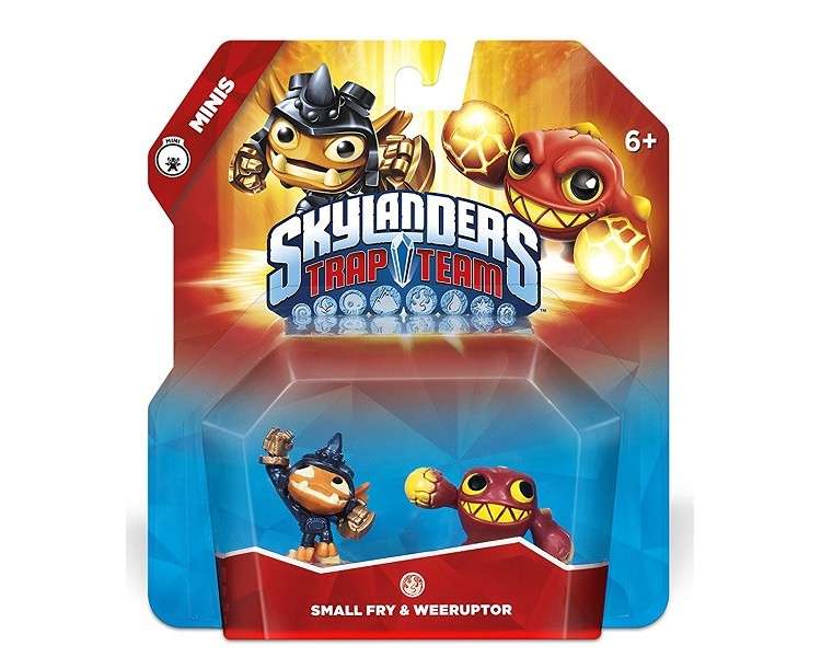 SKYLANDERS TRAP TEAM MINIS (SMALL FRY & WEERUPTOR)