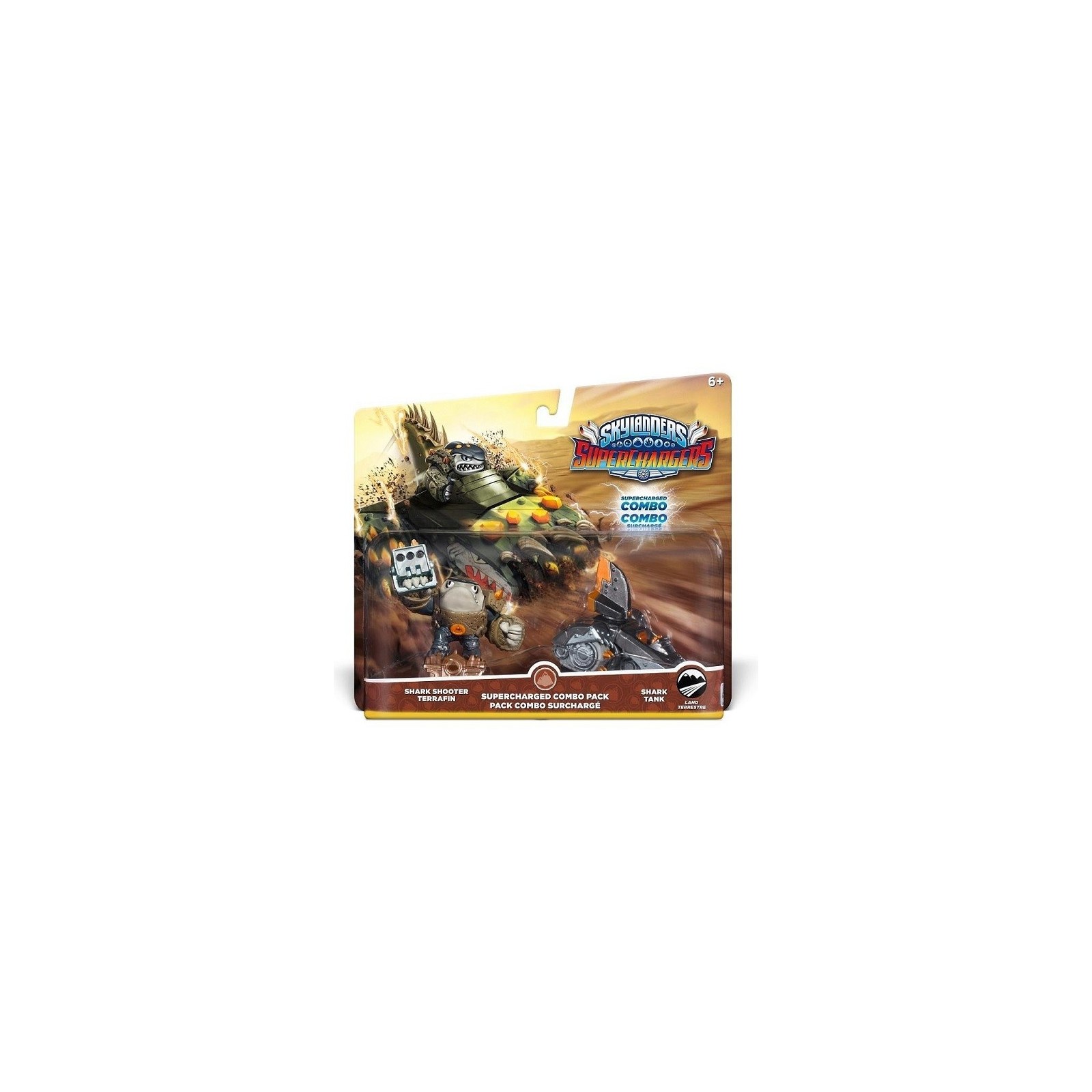 SKYLANDERS SUPERCHARGERS DUAL PACK HURRICANE SHARK SHOOTER TERRAFIN & SHARK TANK