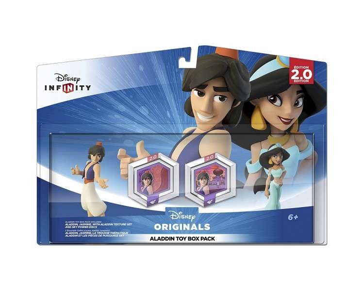 DISNEY INFINITY 2.0 TOYBOX PACK ALADDIN (2 FIGURAS + 2 POWER DISCS)