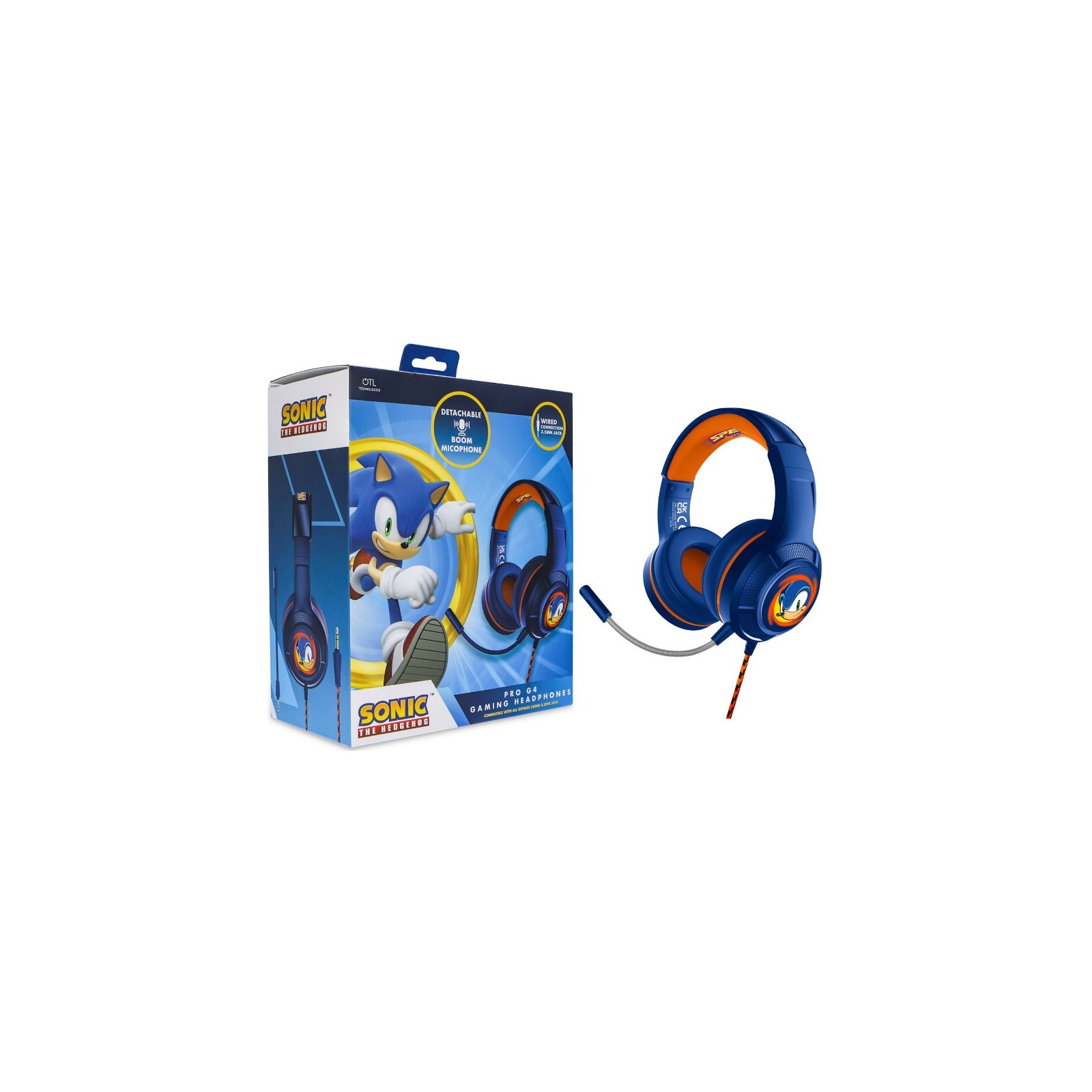 OTL PRO G4 GAMING HEADPHONES SONIC THE HEDGEHOG (CONSOLA/TABLET/MOVIL/PC)