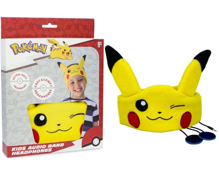 OTL KIDS AUDIO BAND HEADPHONES PIKACHU  (PS4/XBOX/SWITCH/MOVIL/TABLET)