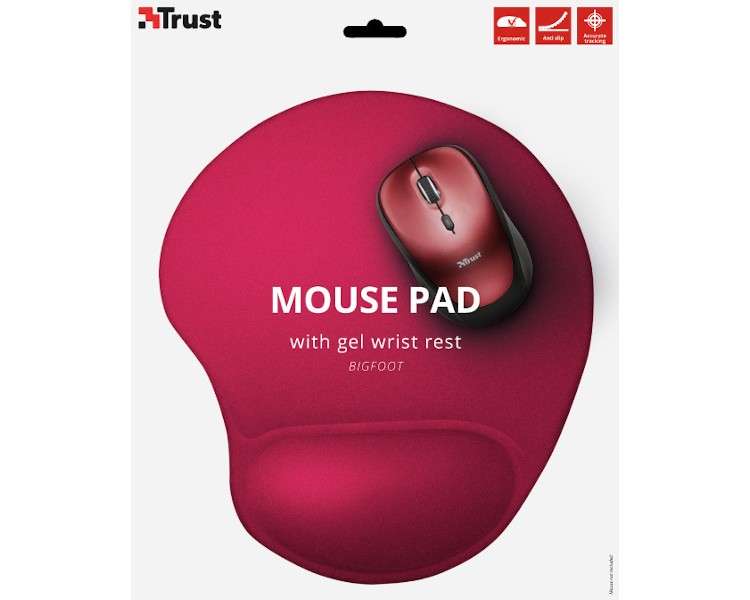 TRUST BIGFOOT MOUSE PAD RED (ROJO)