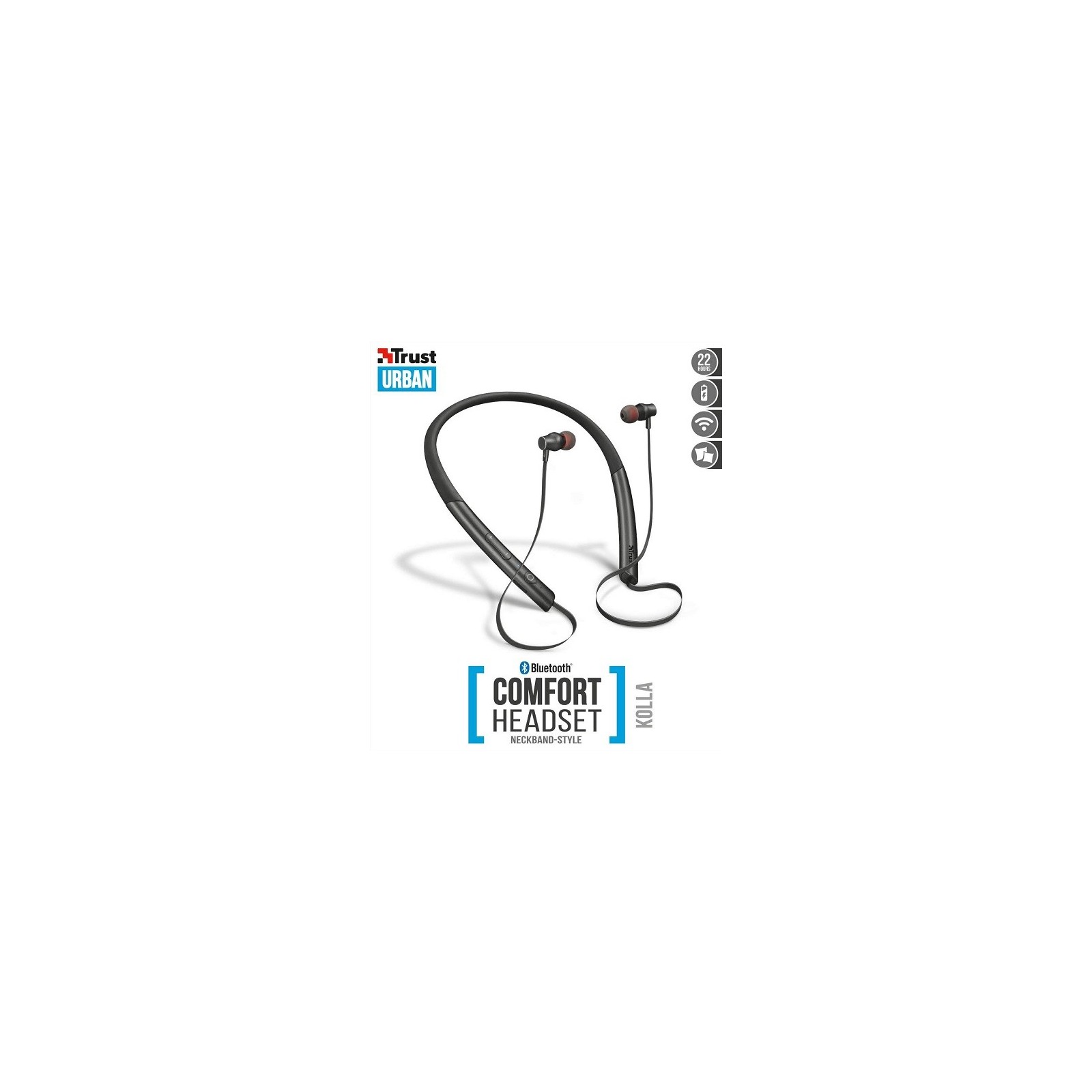 TRUST URBAN COMFORT HEADSET BLUETOOTH KOLLA