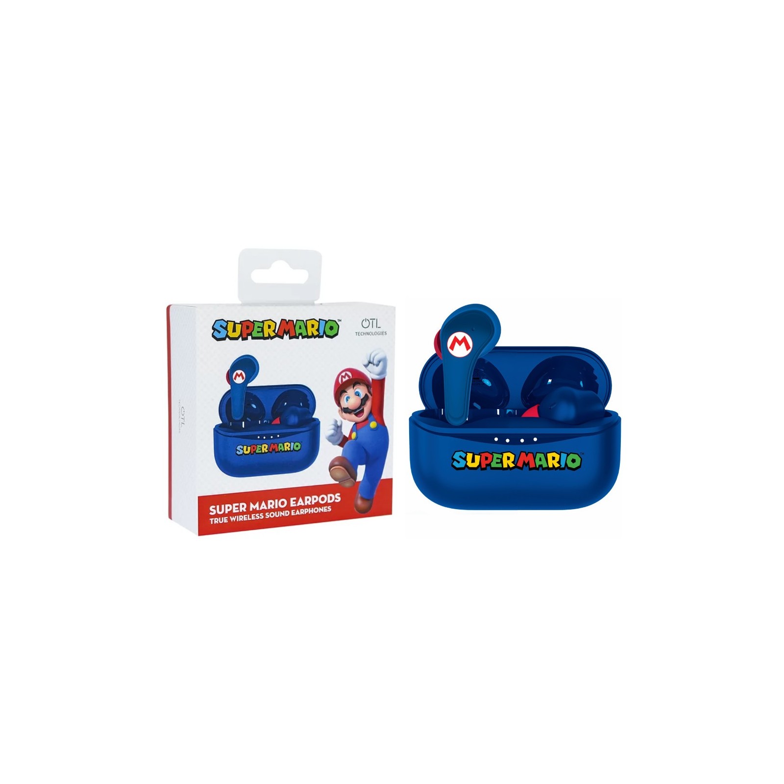 OTL WIRELESS EARPODS SUPER MARIO BLUE (AZUL)