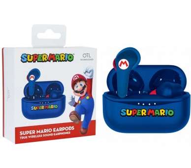 OTL WIRELESS EARPODS SUPER MARIO BLUE (AZUL)